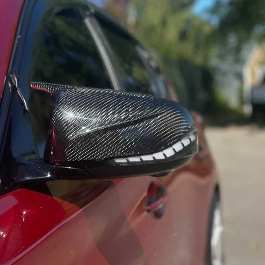 Q50/Q60 V2 M Style Carbon Fiber Mirror Cap Replacements