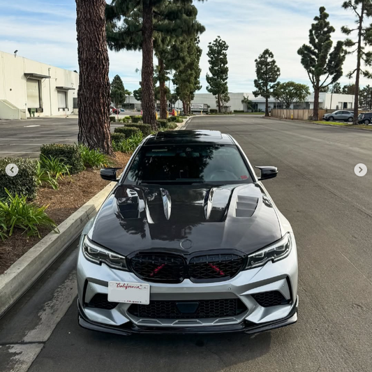 CED BMW 2019-2024 G20 3-Series Aero Vortex Carbon Fiber Hood