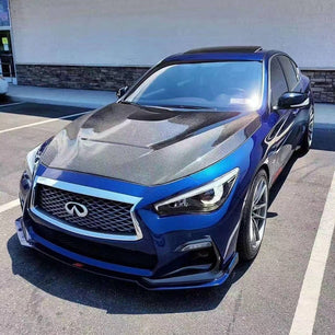 Q50 2014-24 GTS Style Carbon Fiber Hood