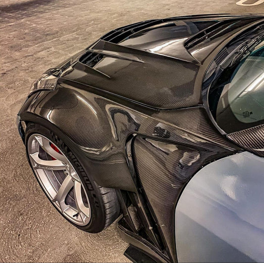 350z Carbon Fiber Fenders Vented V1
