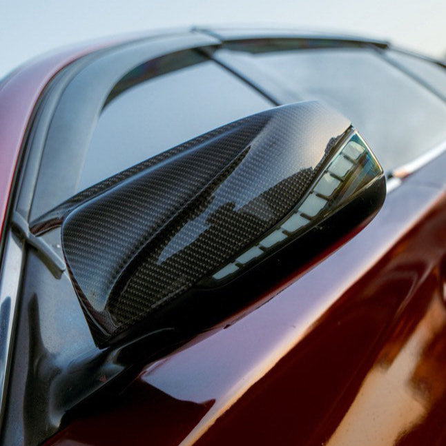 Q50/Q60 V2 M Style Carbon Fiber Mirror Cap Replacements