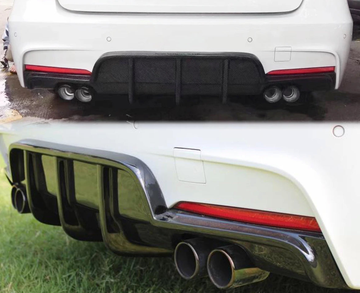 CED BMW F30 2015-2018 3-Series Carbon Fiber Rear Diffuser