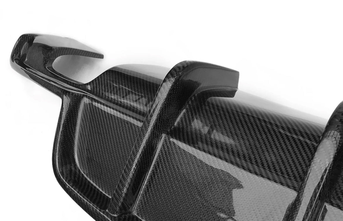CED BMW F30 2015-2018 3-Series Carbon Fiber Rear Diffuser