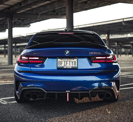 Carbon Fiber Rear Diffuser KB Style  - BMW G20 3 Series