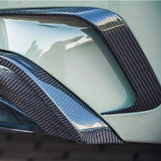 Carbon Fiber Rear Vent Trim - BMW G20 3 Series (M-Sport Only)