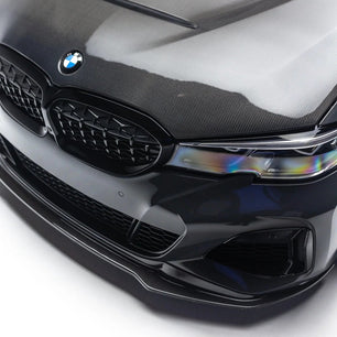 V Style Carbon Fiber Front Lip 1PC - G20 3 Series BMW