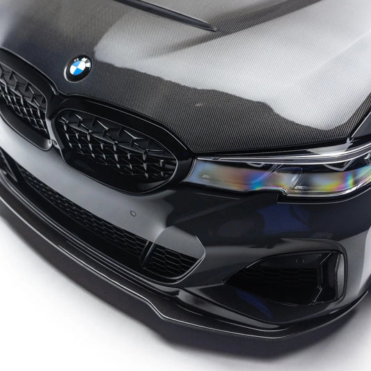 V Style Carbon Fiber Front Lip 1PC - G20 3 Series BMW