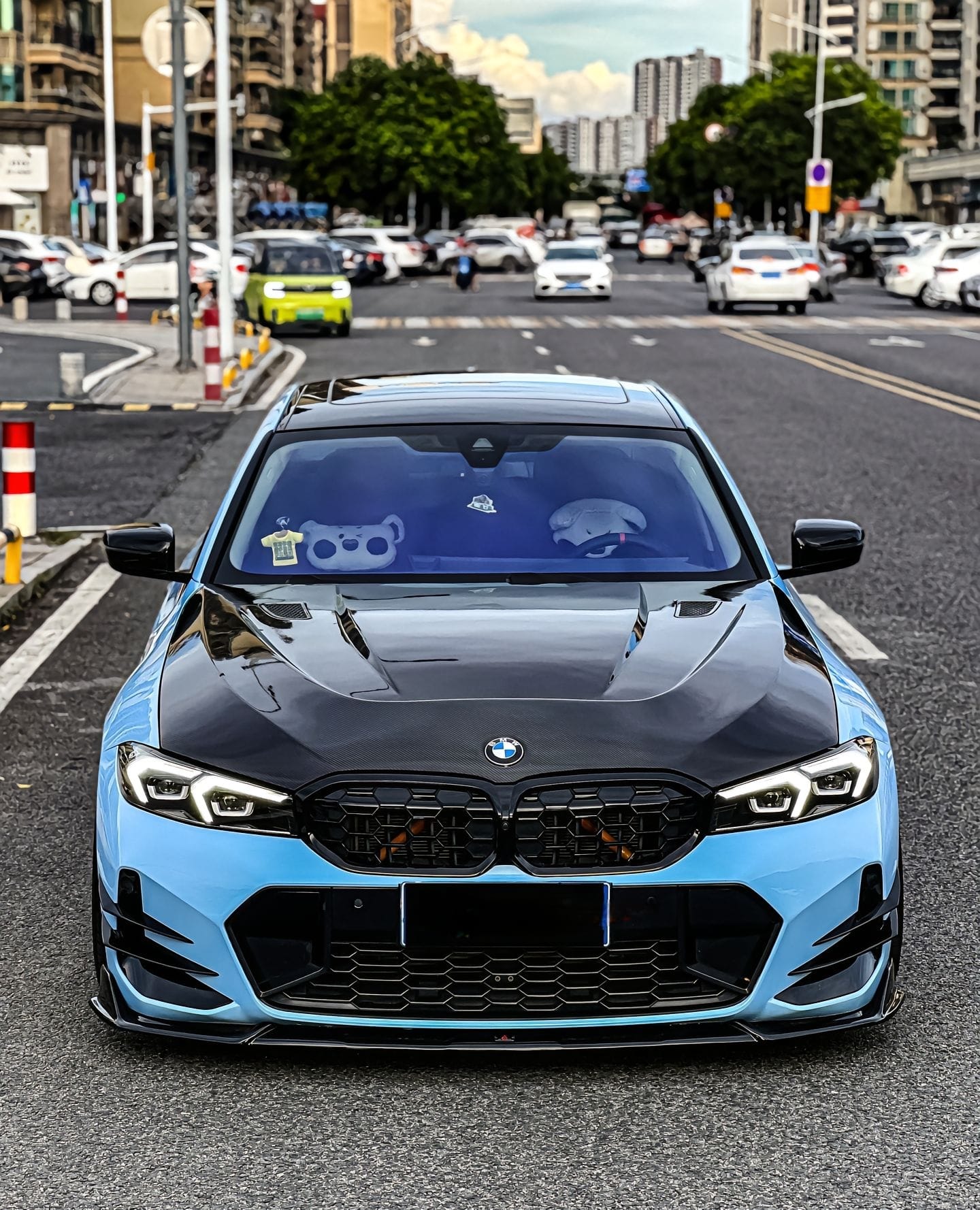 MBJ-Style Carbon Fiber Front Hood - G20 3-Series BMW