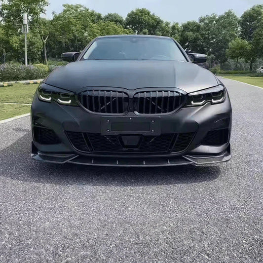 FD Style Carbon Fiber Front Lip 3PC - G20 3 Series BMW