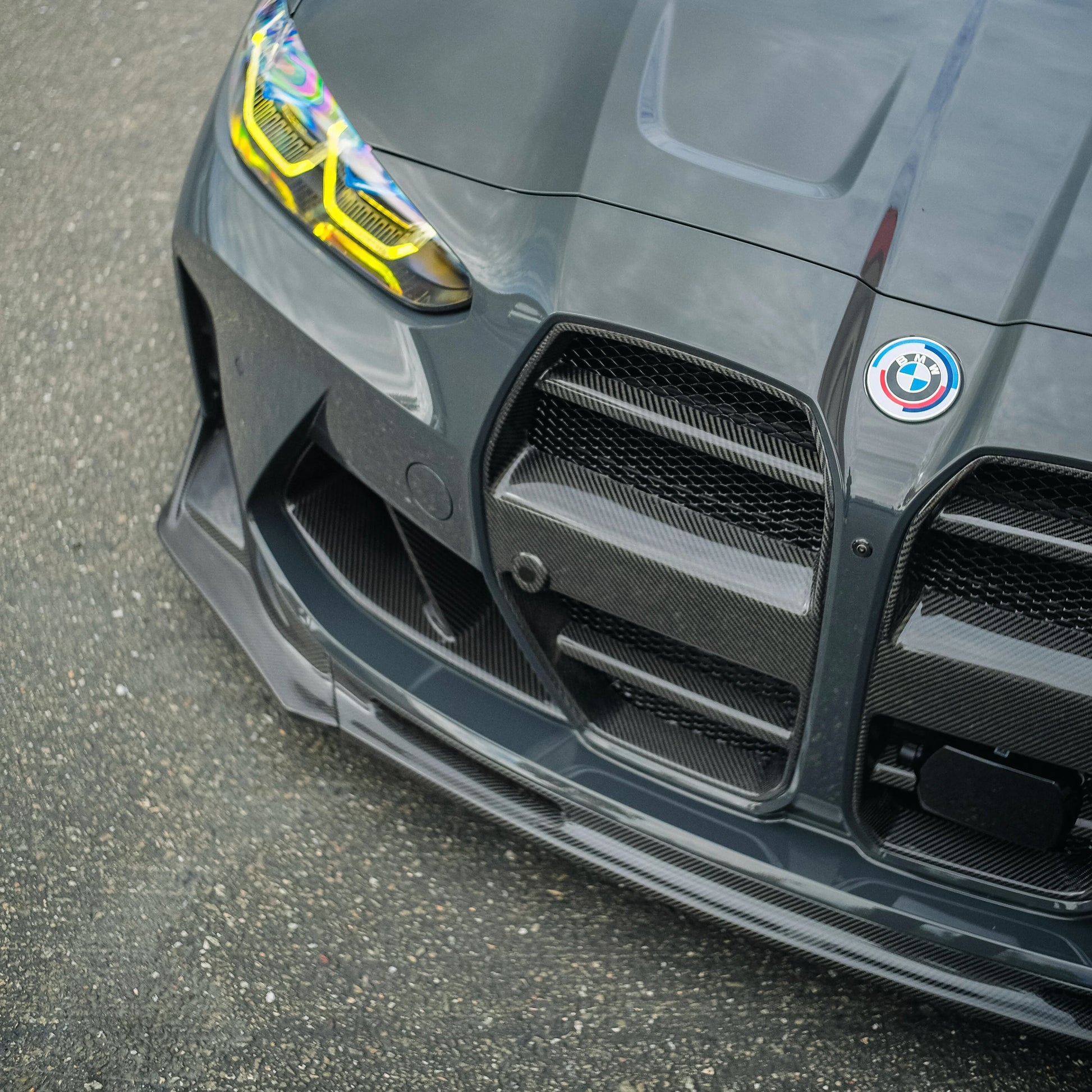 ST-Style Dry Carbon Fiber Front Grille - G80 M3 & G82/G83 M4 BMW